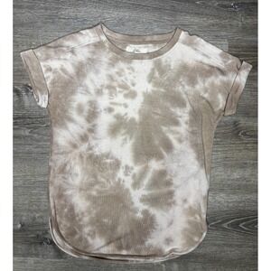 Cupio Women's‎ Small Cuffed Short Sleeve Tie Dye Shirt Soft Relaxed Fit Sz Small